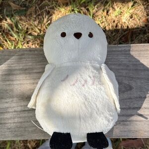 Adorable White and Black Stuffed Penguin Toy